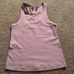 Lululemon women’s align waist length light pink tank